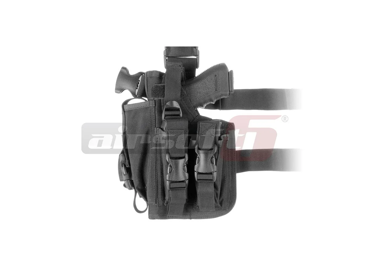 Invader Gear Left Thigh Holster SOF Black 2