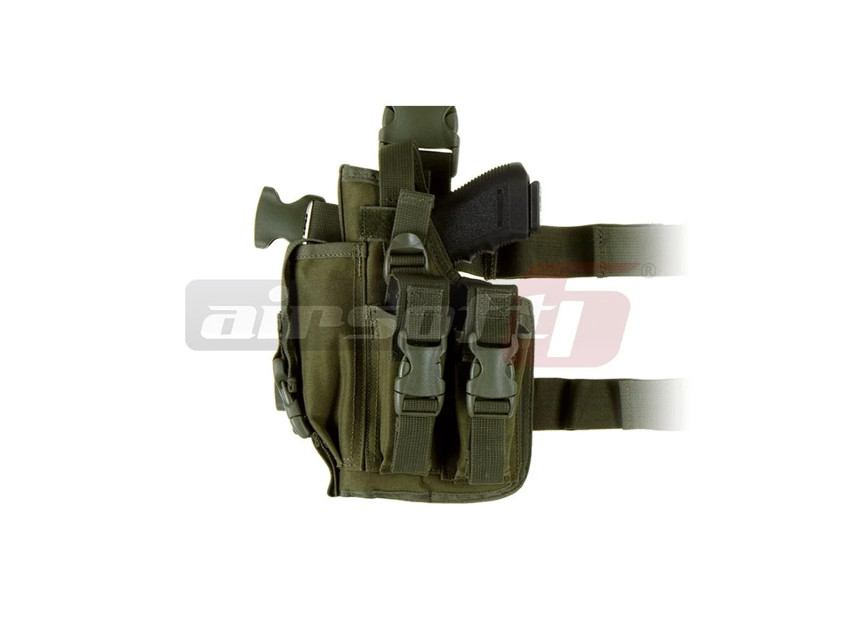 Invader Gear Left Leg Holster SOF Olive 2