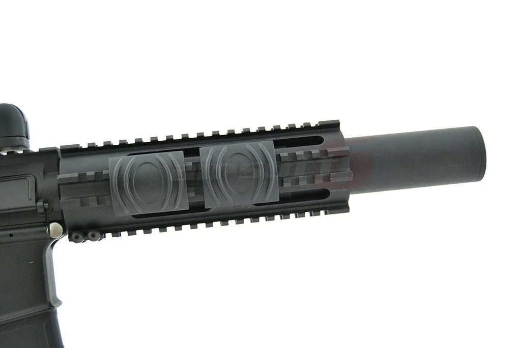 King Arms Short Rail Covers Black 2