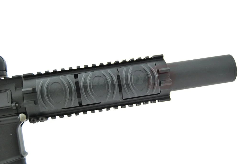 King Arms Short Rail Covers Black 3