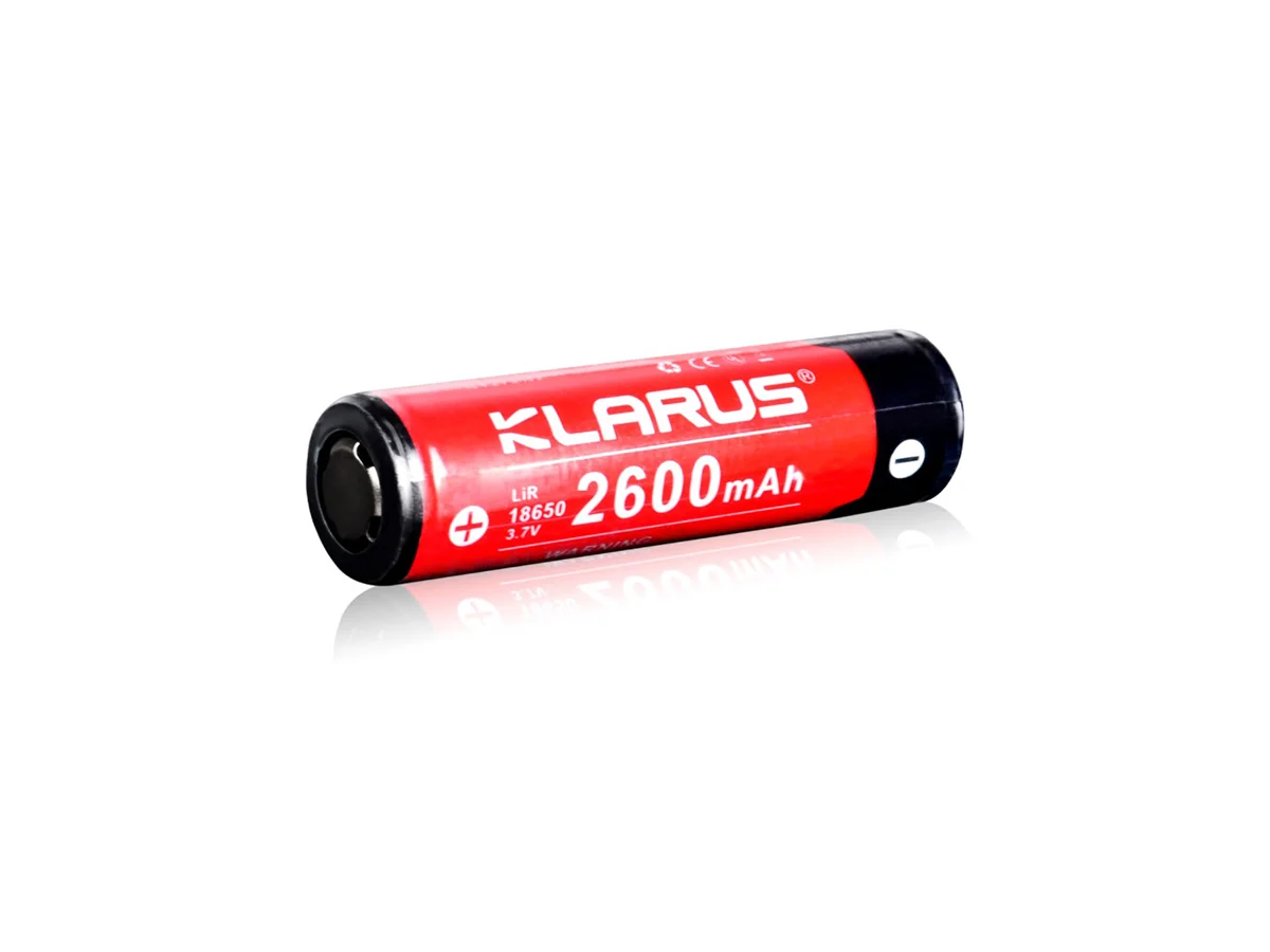 Klarus LIR 18650 3.7V 2600mAh Battery