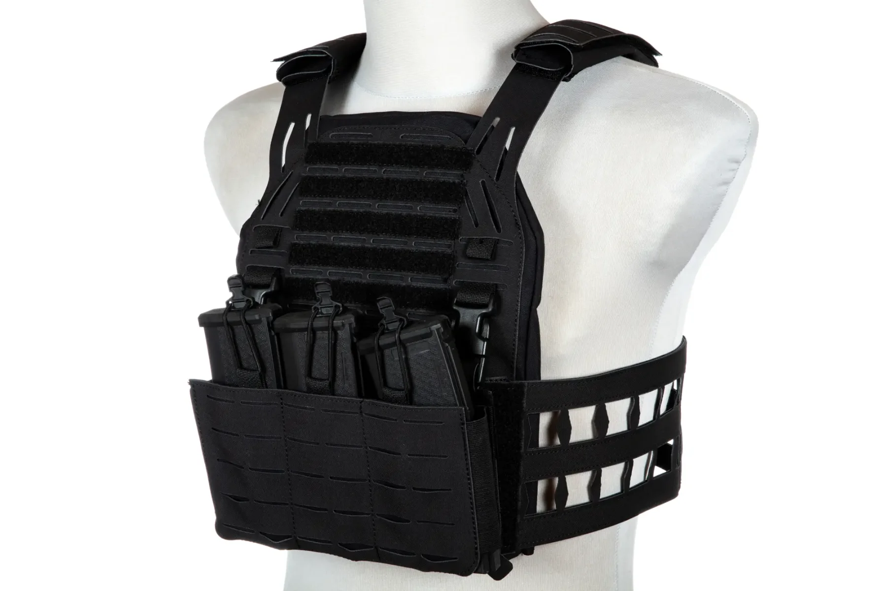 Primal Gear Laser-Cut Stegadon Black Plate Carrier 5