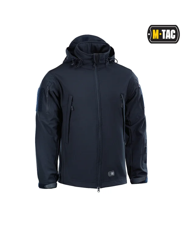 M-Tac Dark Navy Blue Soft Shell Jacket XS