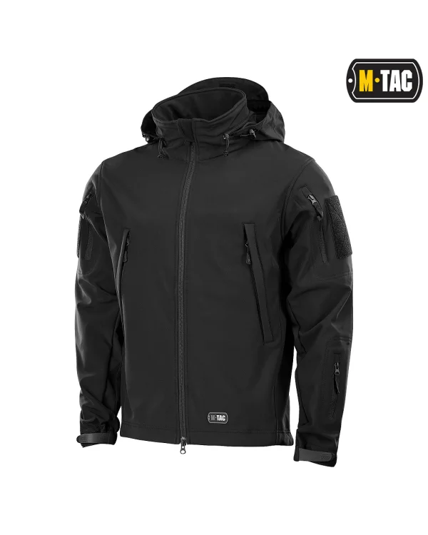 M-Tac Black Soft Shell Jacket XS 5
