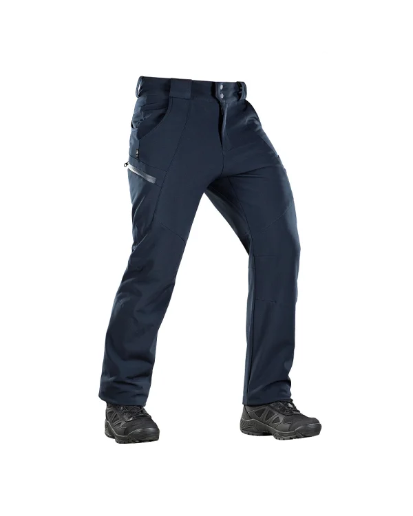 M-Tac Soft Shell Winter Navy Blue Pants S 3