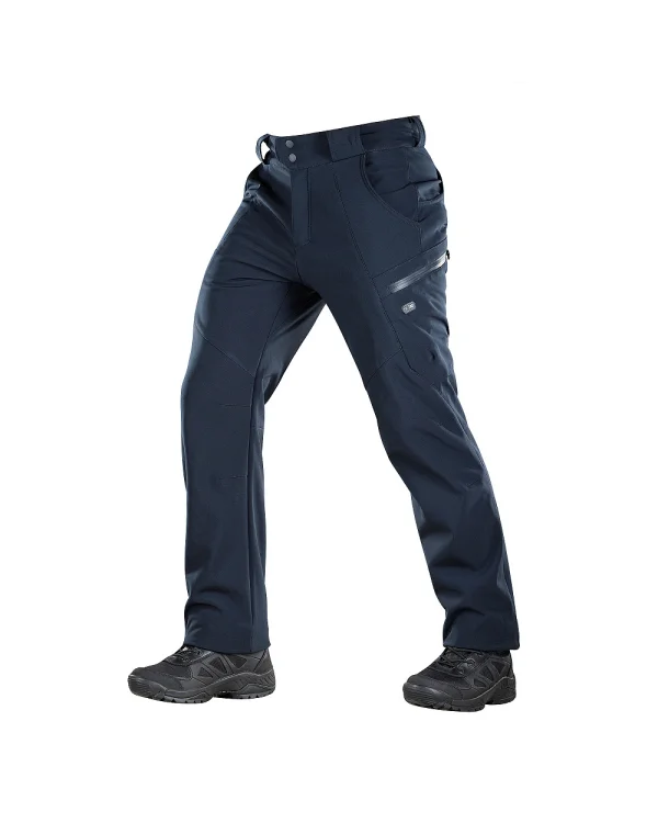M-Tac Soft Shell Winter Navy Blue Pants S 7