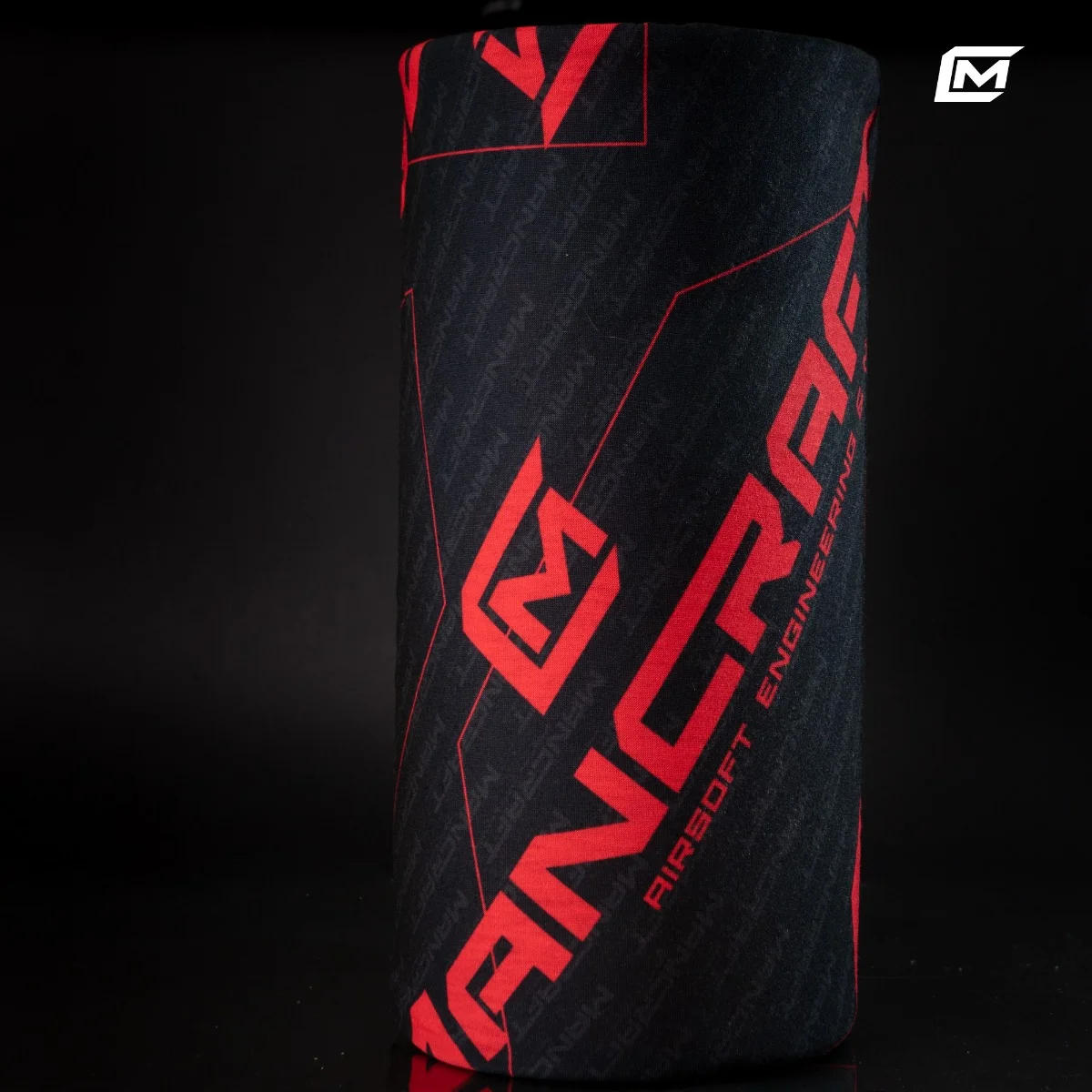 Mancraft esarfa negru-rosu 2