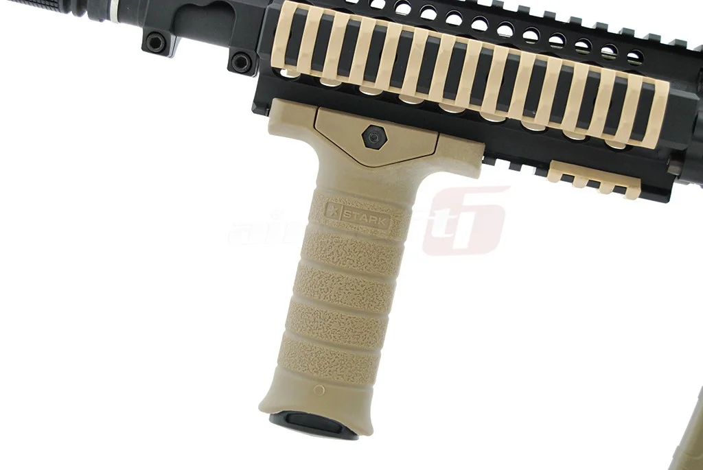 ACM Large Vertical Grip with Rail Mount Tan 3