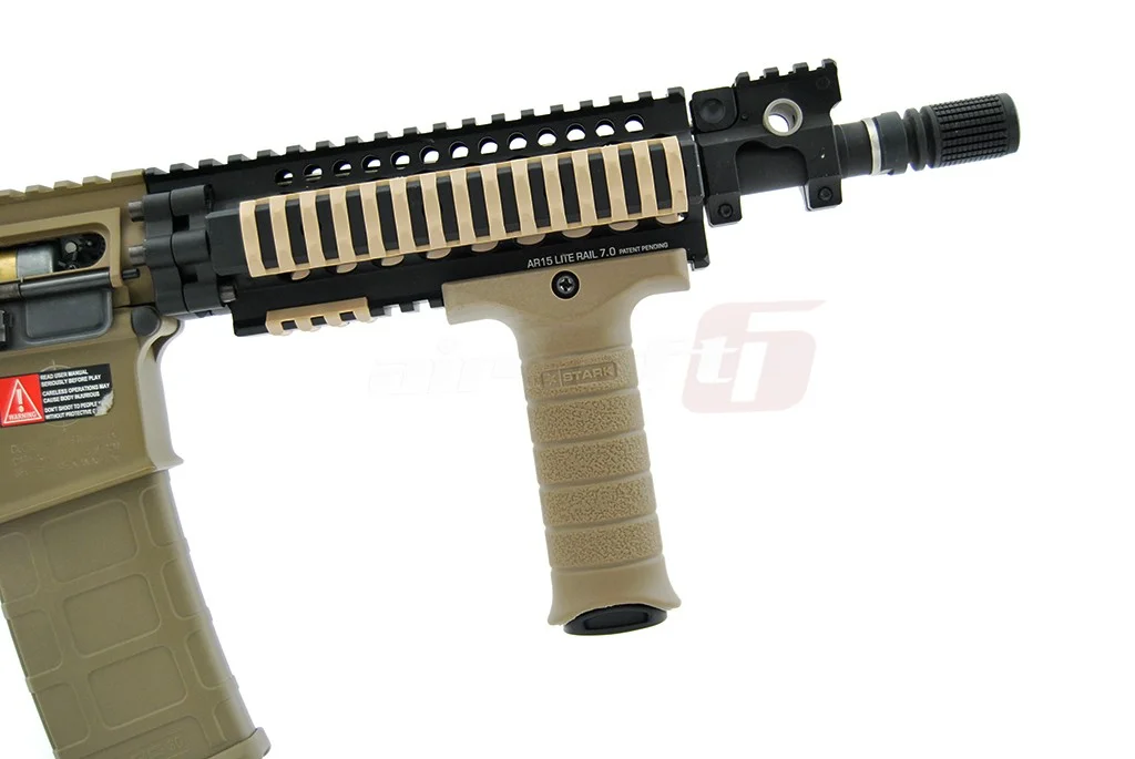 ACM Large Vertical Grip with Rail Mount Tan 5