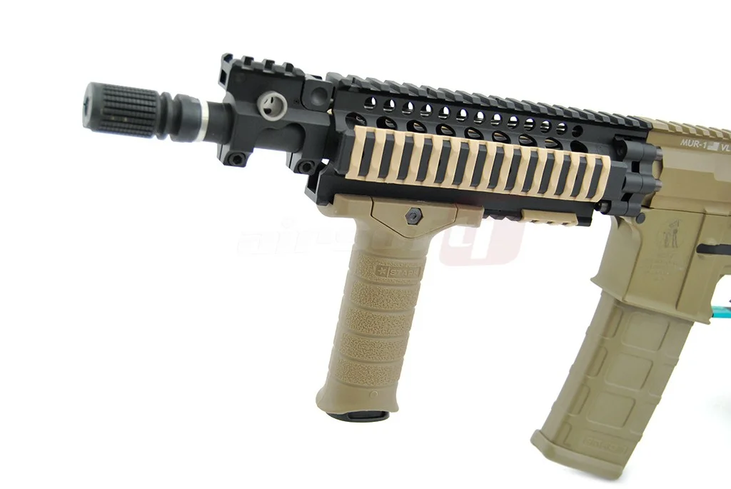 ACM Large Vertical Grip with Rail Mount Tan 4