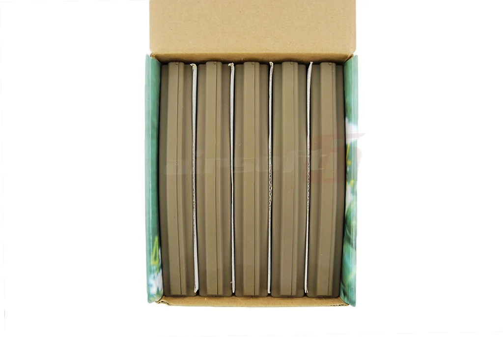 King Arms Set of 5 Mid Cap Magazines for M4/M16 AEG Desert 2