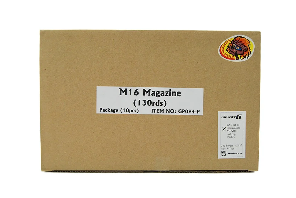 G&P Set of 10 M4/M16 Mid Cap Magazines 130 Rounds 2
