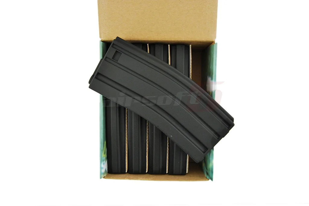 King Arms Set of 5 Mid Cap Magazines for M4/M16 AEG Black 3