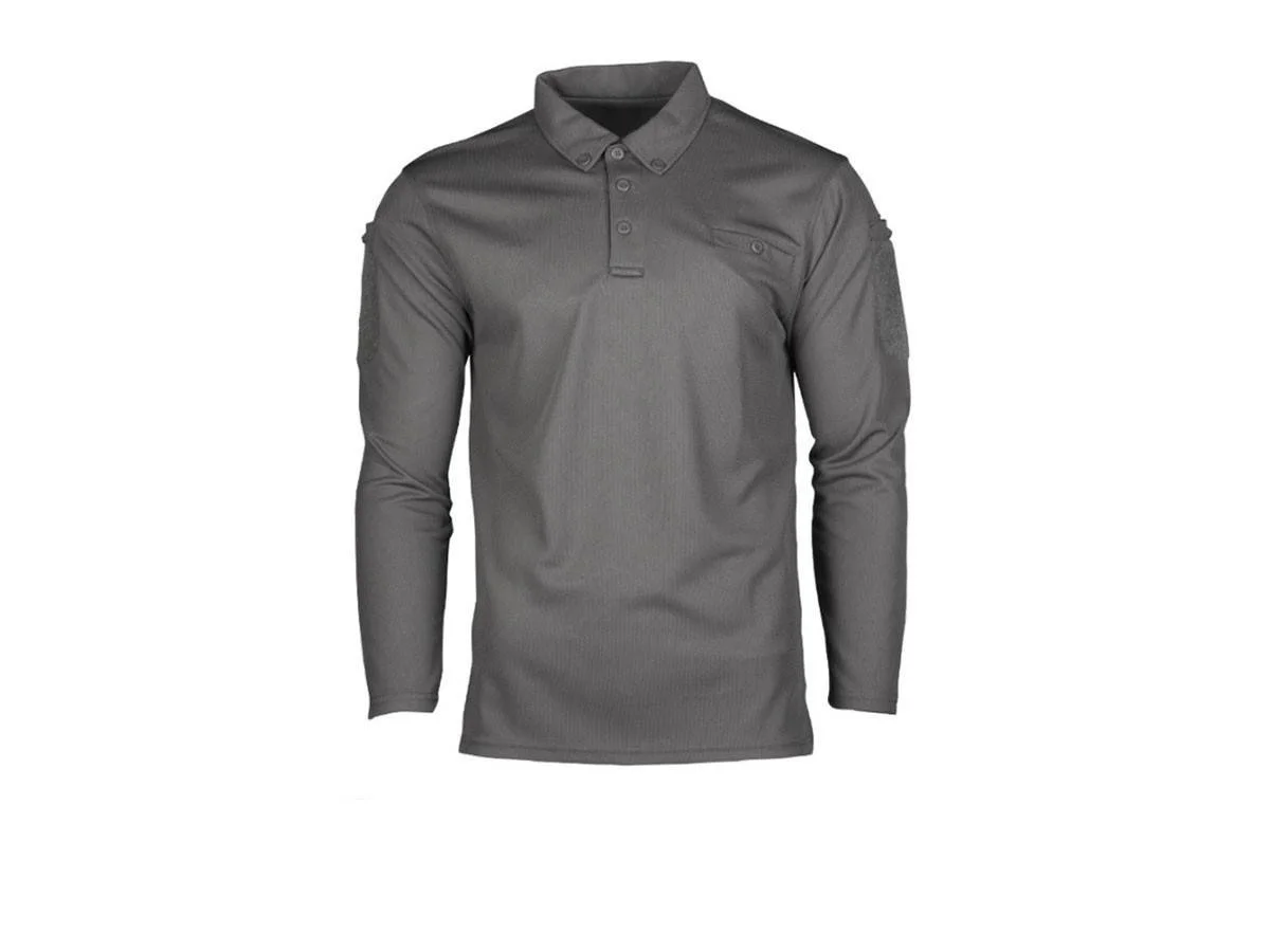 Mil-Tec quickdry Gray M polo shirt 2