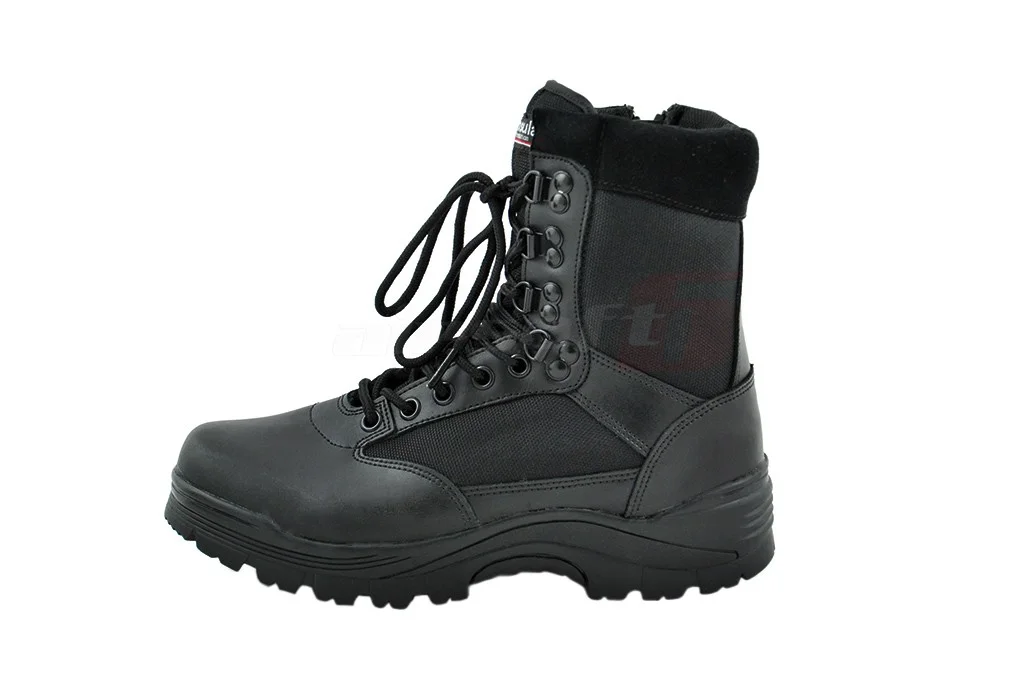 Mil-Tec Black Zip Boots Size 39 3