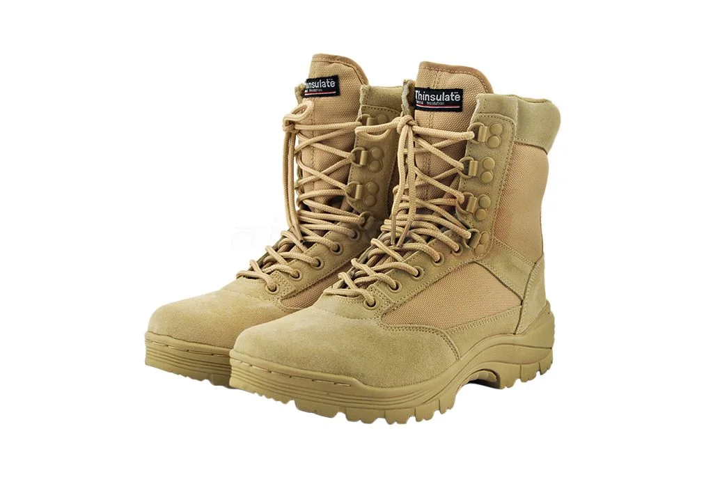 Mil-Tec Coyote Zip Boots Size 38 5