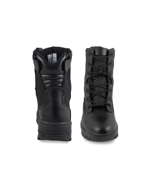 Mil-Tec Double Zipper Boots Black Size 39 3