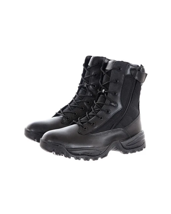 Mil-Tec Double Zipper Boots Black Size 39 5