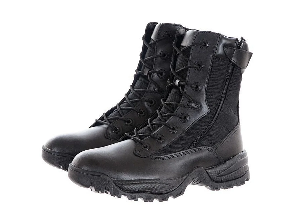Mil-Tec Double Zipper Boots Black Size 43 4
