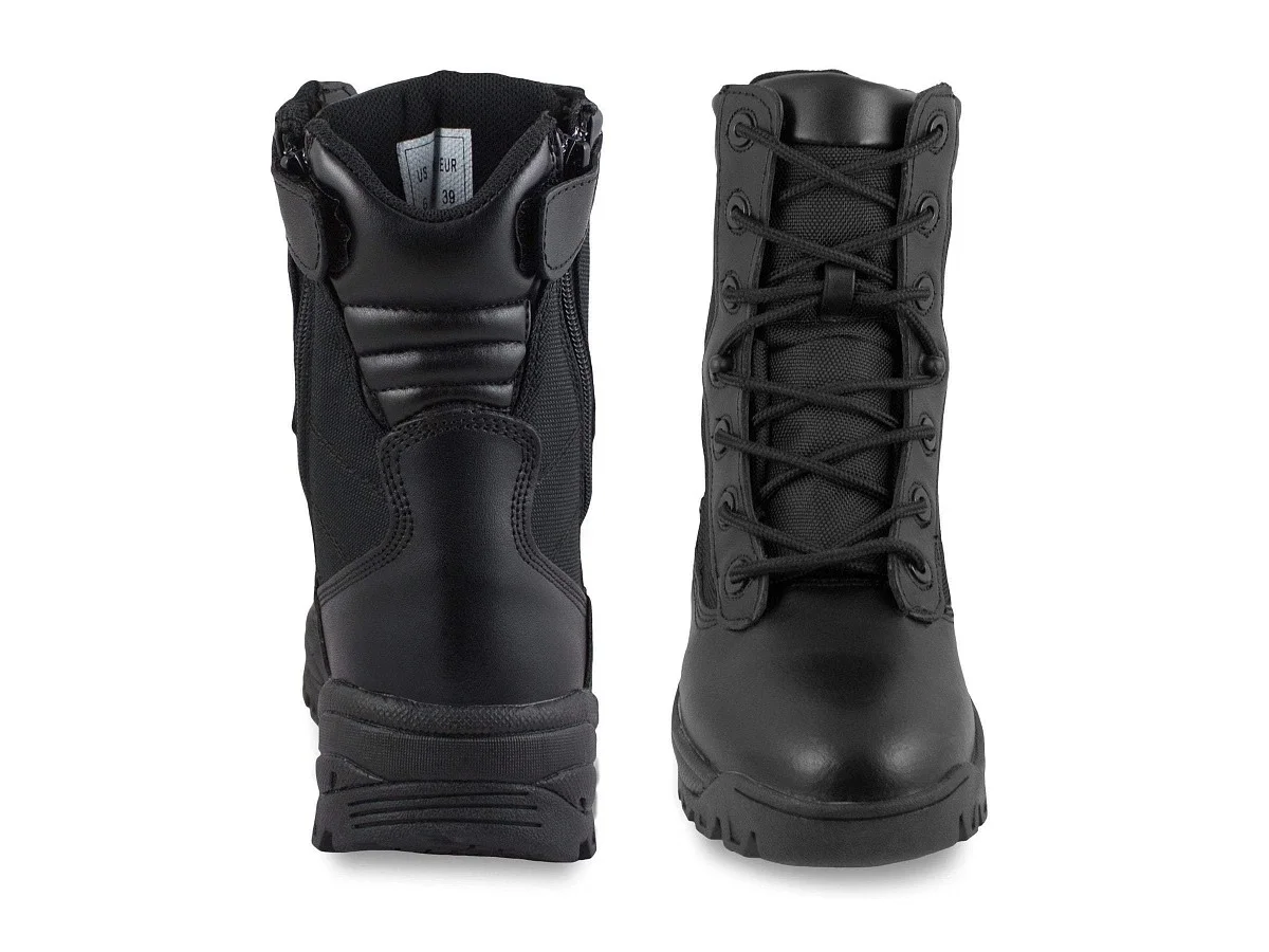 Mil-Tec Double Zipper Boots Black Size 44 2