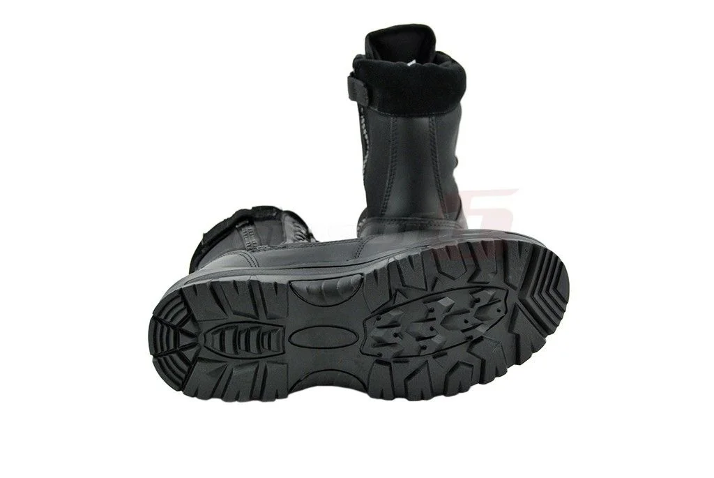 Mil-Tec Black Zip Boots Size 38 4