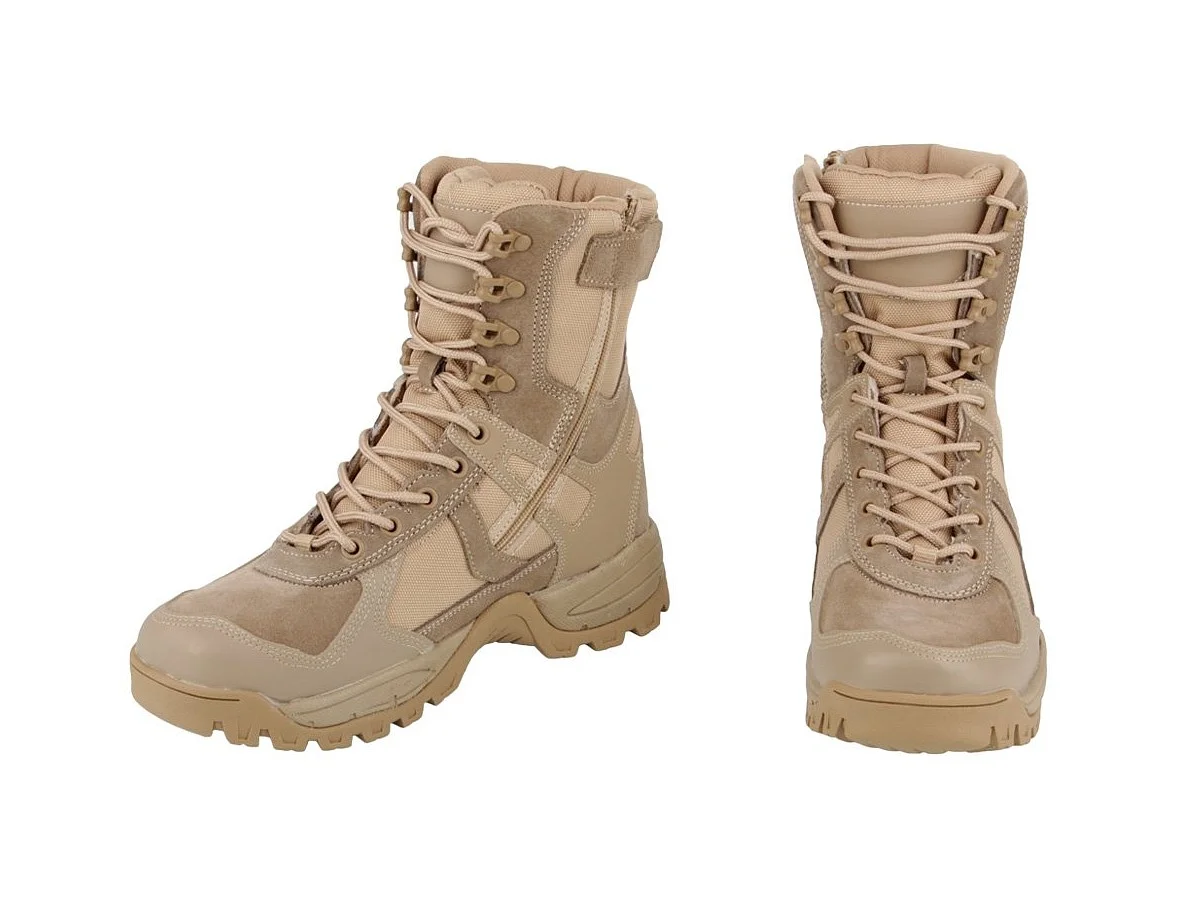 Mil-Tec Patrol Boots with Zipper Coyote Size 39 7