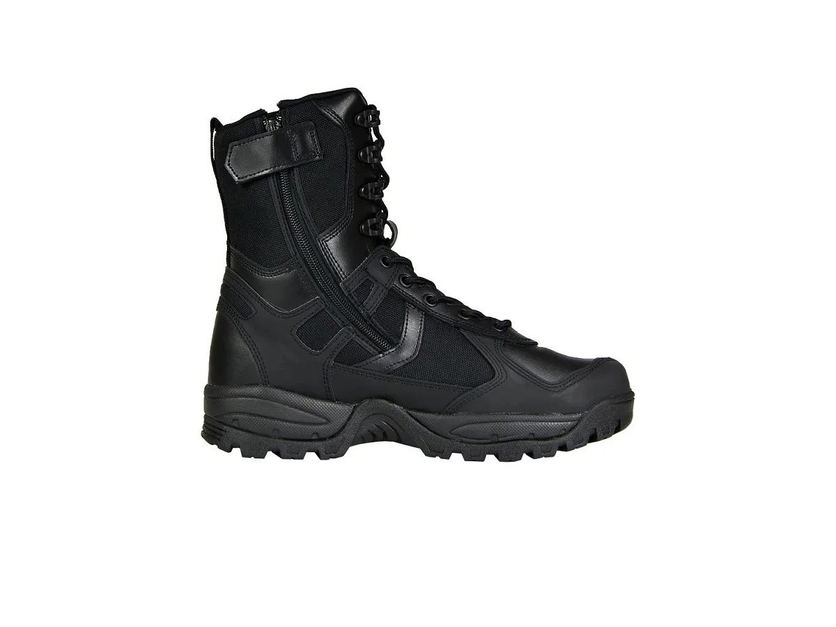 Mil-Tec Patrol Boots with Zipper Black Size 40 2