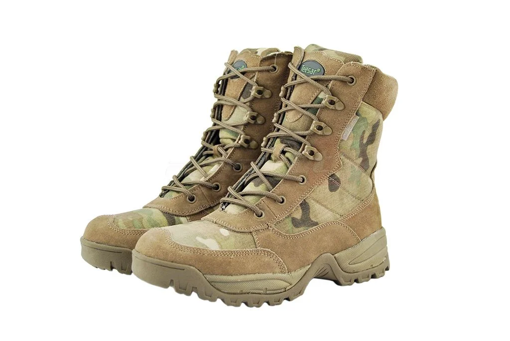 Mil-Tec Tactical Boots with Zipper Multicam Size 39 5