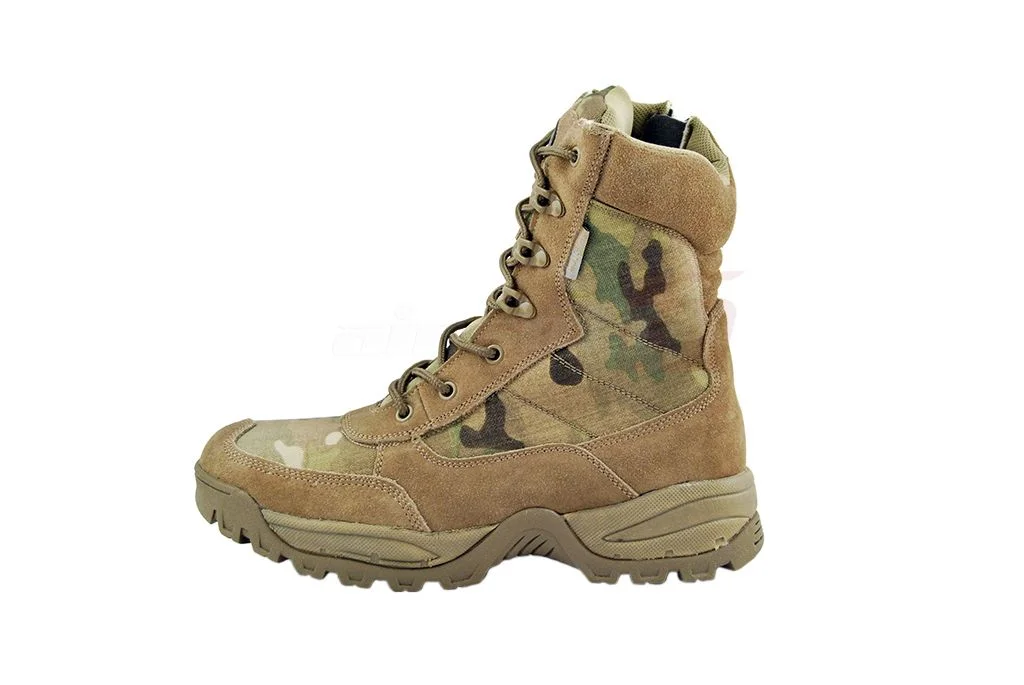 Mil-Tec Tactical Boots with Zipper Multicam Size 45 2