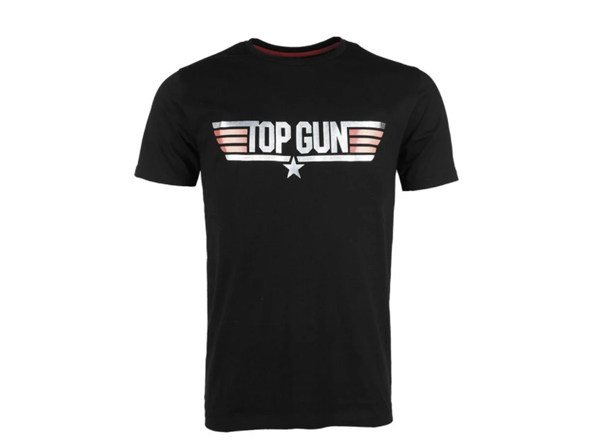 Mil-Tec M.Druck TopGun Black T-Shirt L 2
