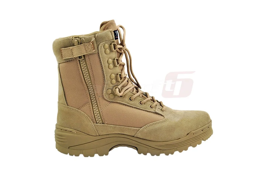 Mil-Tec Coyote Zip Boots Size 41 4