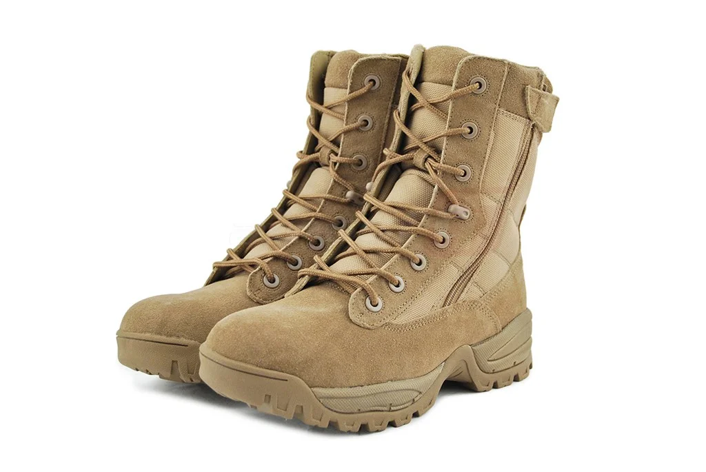 Mil-Tec Double Zipper Coyote Boots Size 39 5