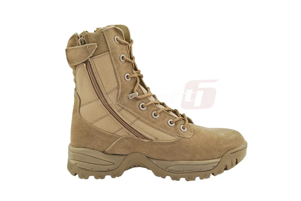 Mil-Tec Double Zipper Boots Coyote Size 43 4