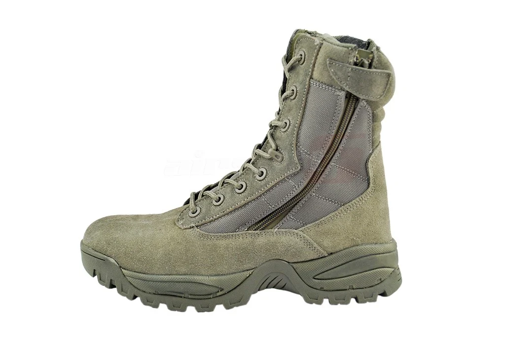 Mil-Tec Double Zipper Boots Foliage Size 40 4