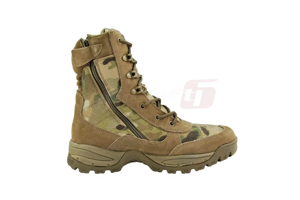 Mil-Tec Tactical Boots with Zipper Multicam Size 43 2