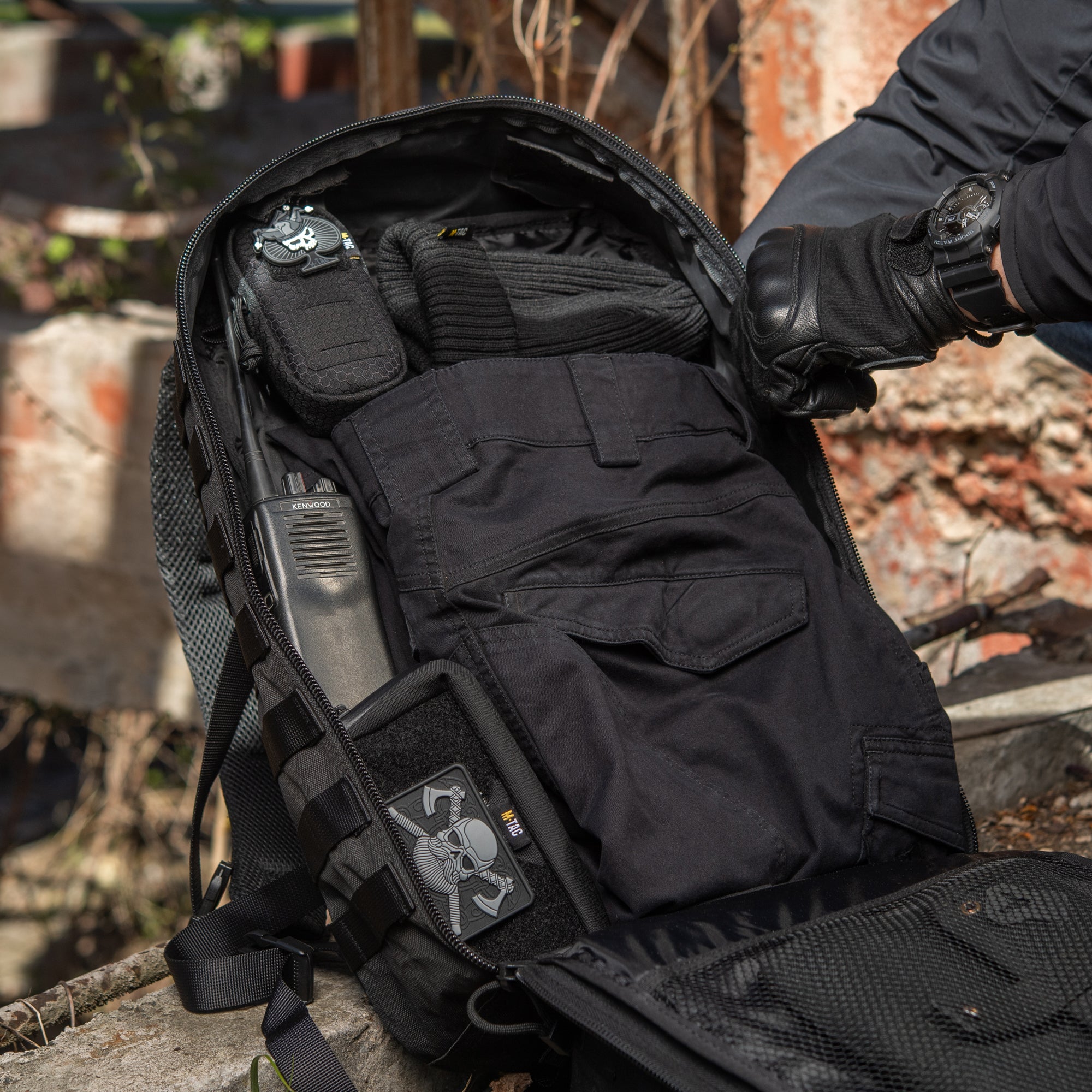 M-Tac Large Assault Pack Black 23