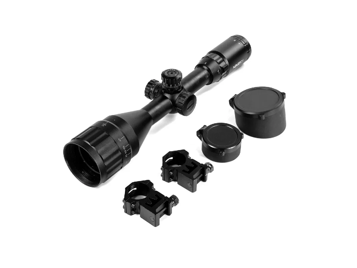 Novritsch set the 3x-9x 50mm scope. 3
