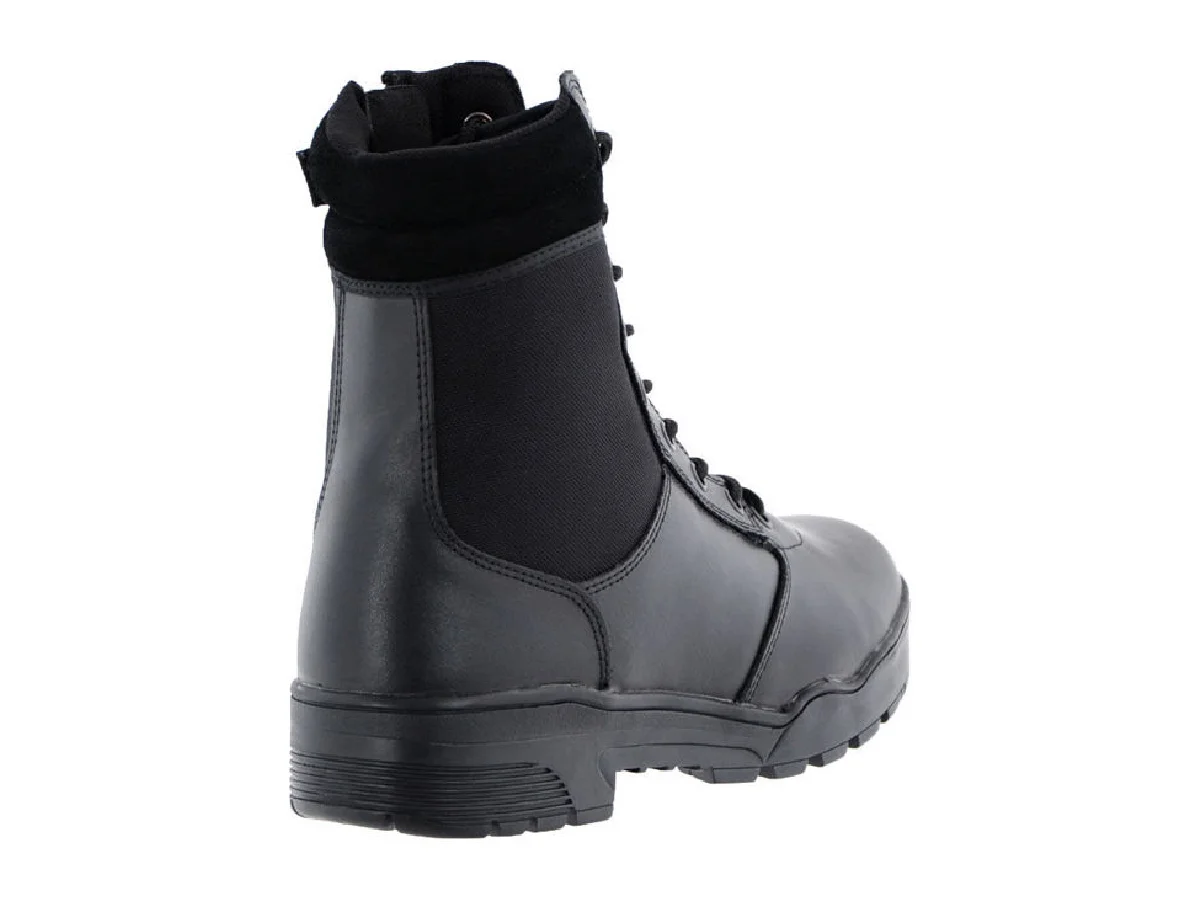 Mil-Tec leather and cordura boots with zipper, Black No. 42 4