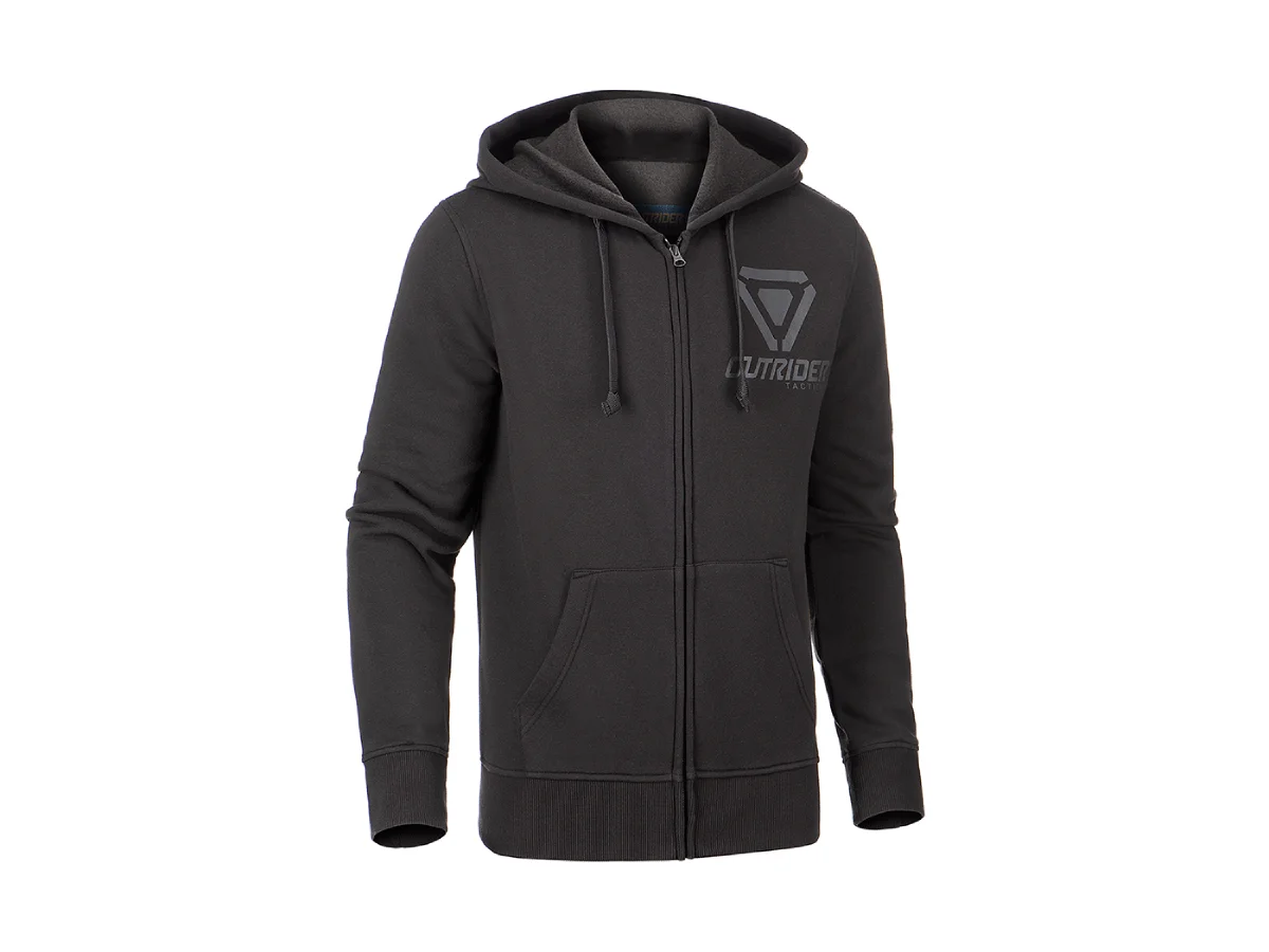 Outrider Black Zip Hoodie XXL 3