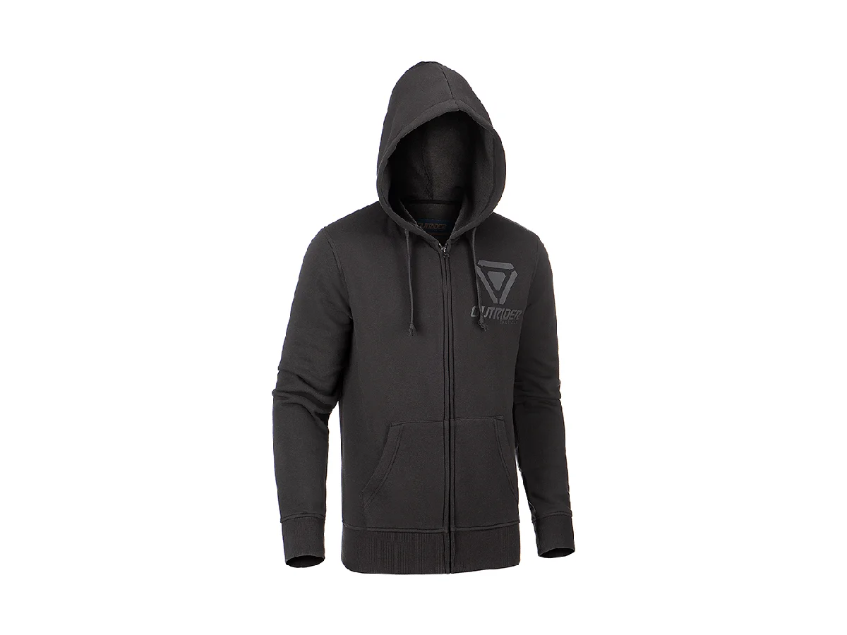 Outrider Black Zip Hoodie M 2