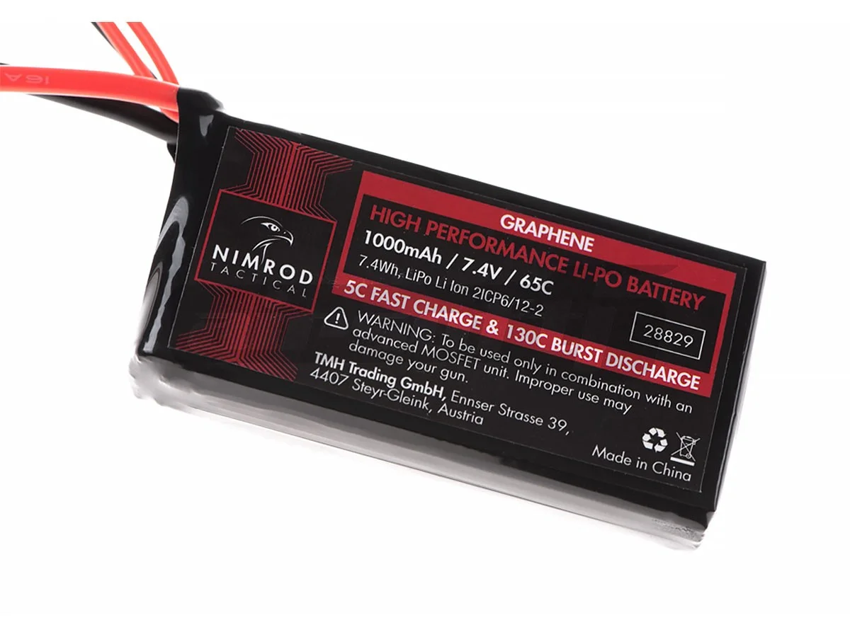 Nimrod LiPo Battery 7.4V 1000mAh Compact Deans 3