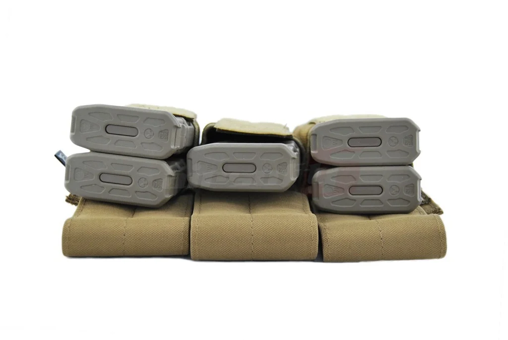 MFH Triple Magazine Pouch for M4/M16 Coyote 3