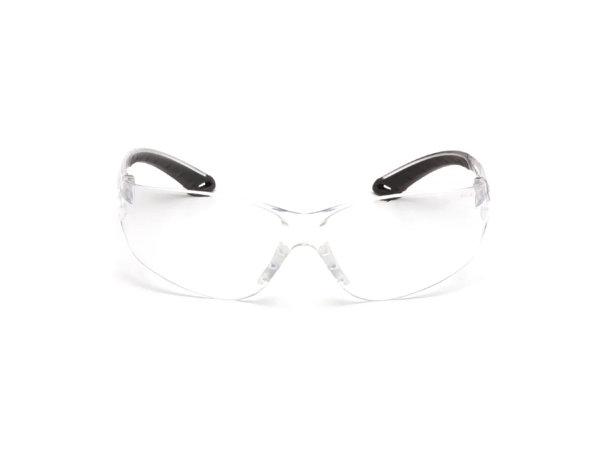 Pyramex Itek transparent glasses