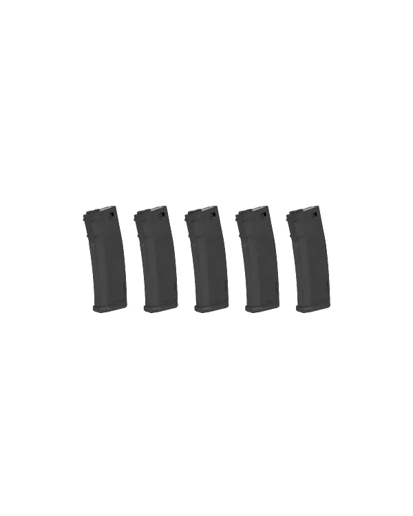 Specna Arms set of 5 S-Mag Midcap ABS 125bb magazines. 4
