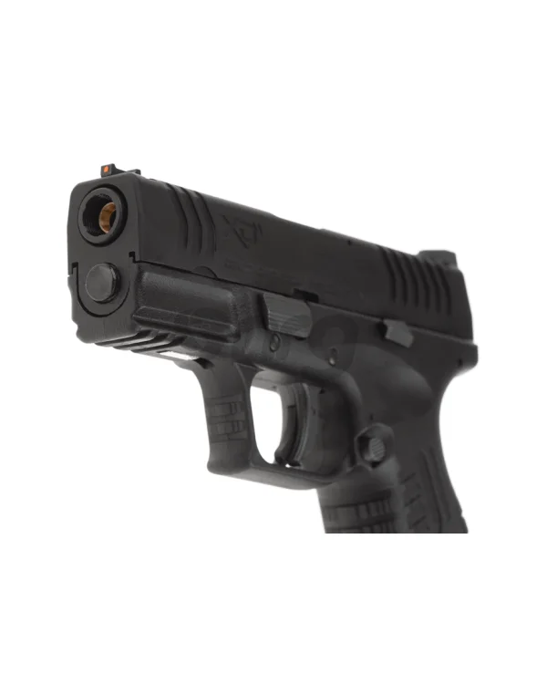 The text "Springfield Armory XDM Compact" is the same in both Romanian and English. It refers to a specific model of firearm produced by the Springfield Armory company. 5