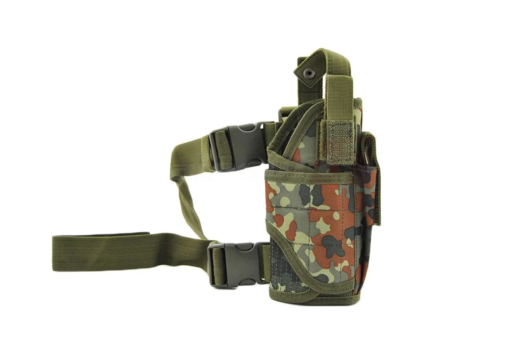 8Fields Adjustable Pistol Holster for Thigh Flecktarn 2