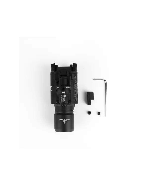 WADSN Tactical Flashlight + Red Laser X400 4