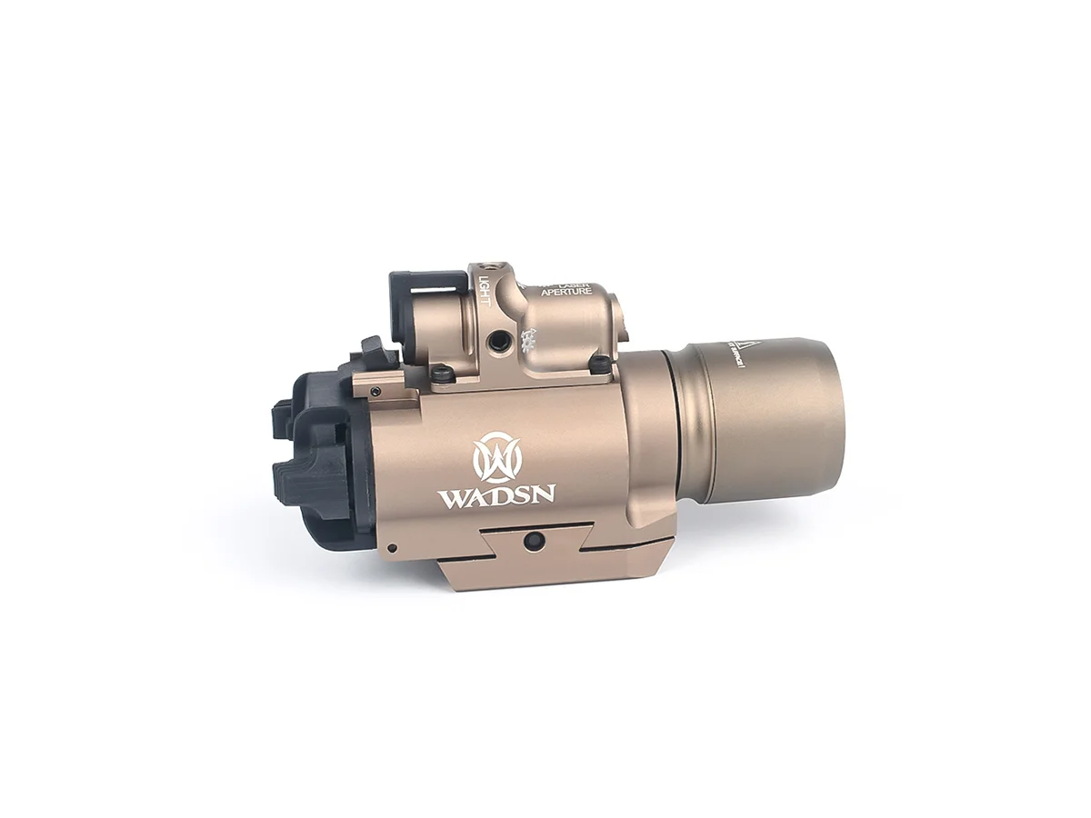 WADSN Tactical Flashlight + Red Laser X400 Dark Earth 5