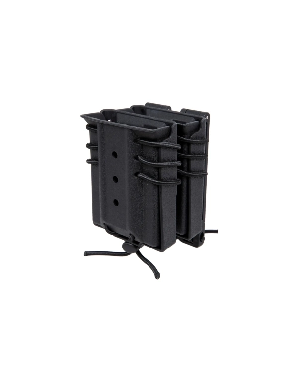 Wosport Urban Assault Quick Pull Double Magazine Pouch M4 Black
