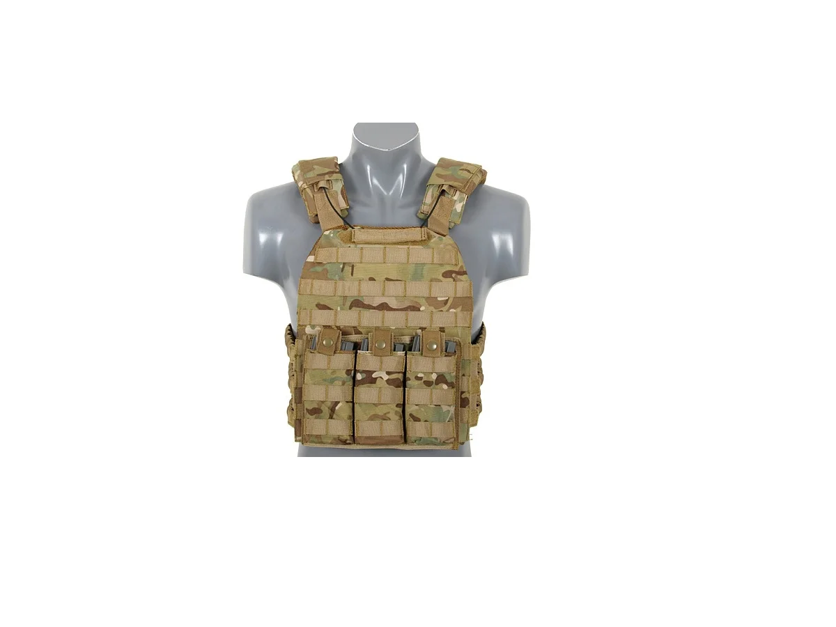 8Fields Plate Carrier with SAPI Ballistic Plates Multicam 6